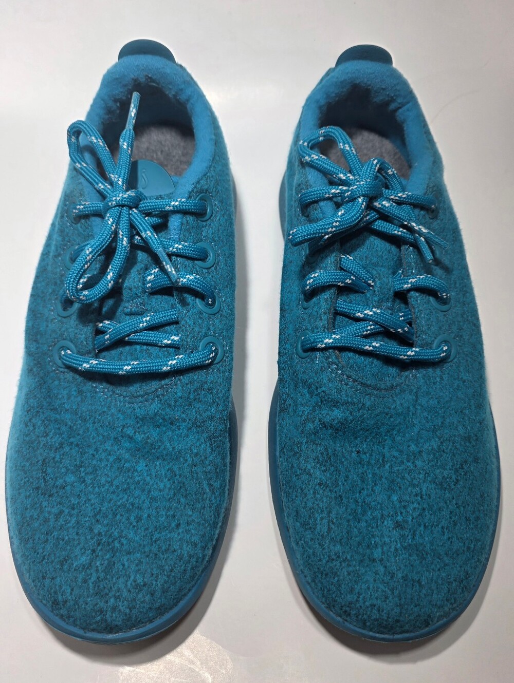 Allbirds Wool Runner Shoes Teal Blue Women’s Size 10 Lace Up Sneakers